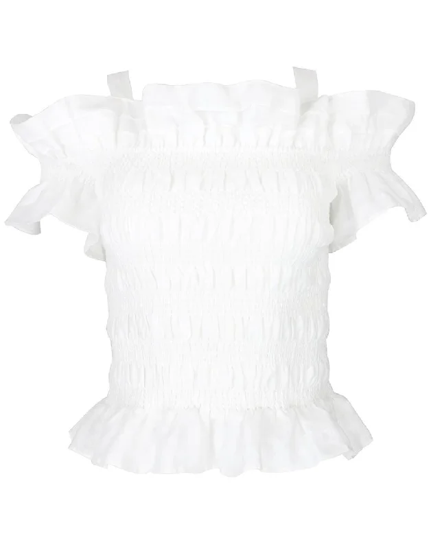 Flora Top - White