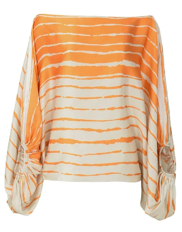 Orange Bellagio Blouse