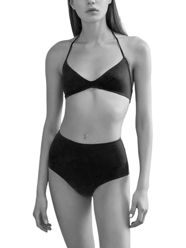 Hanna Halterneck Bikini Top Black