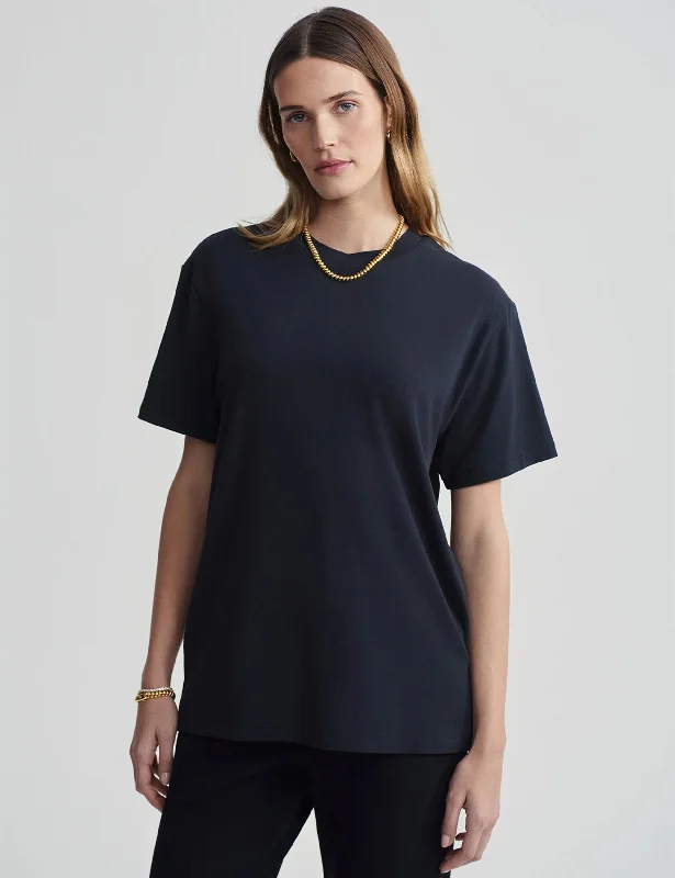 Leighton Boyfriend Tee - Black