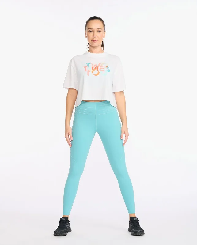 Women's Form Crop Tee - White