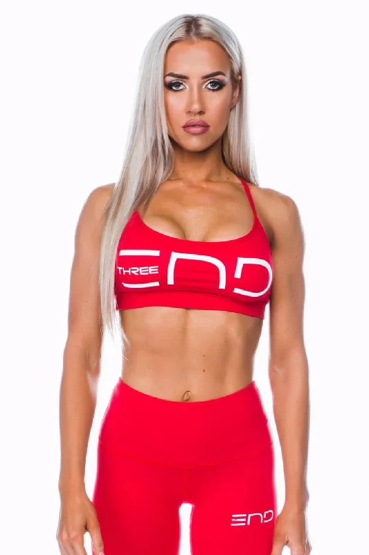 BOSS SPORTS BRA - RED