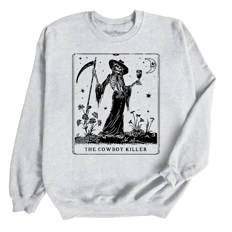 The Cowboy Killer Tarot Card Sweatshirt