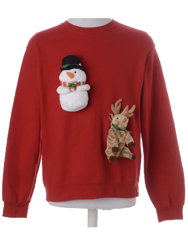 Label Novelty Christmas Sweatshirt