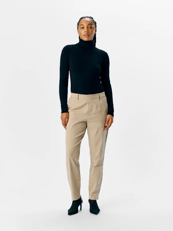 OBJMIA Trousers - Humus