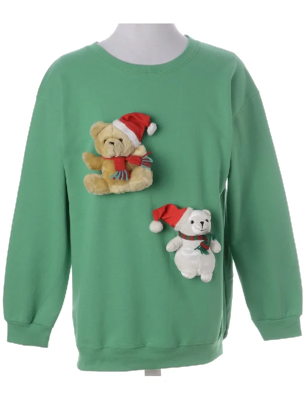 Label Novelty Christmas Sweatshirt