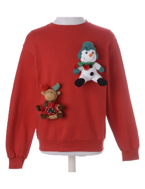 Label Novelty Christmas Sweatshirt