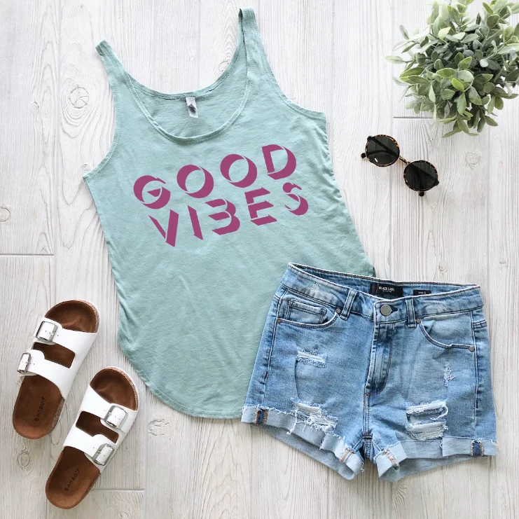 Good Vibes • Sage Tank