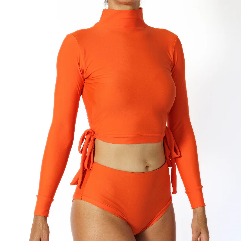 ACOTZ CROPPED TOP PAPAYA