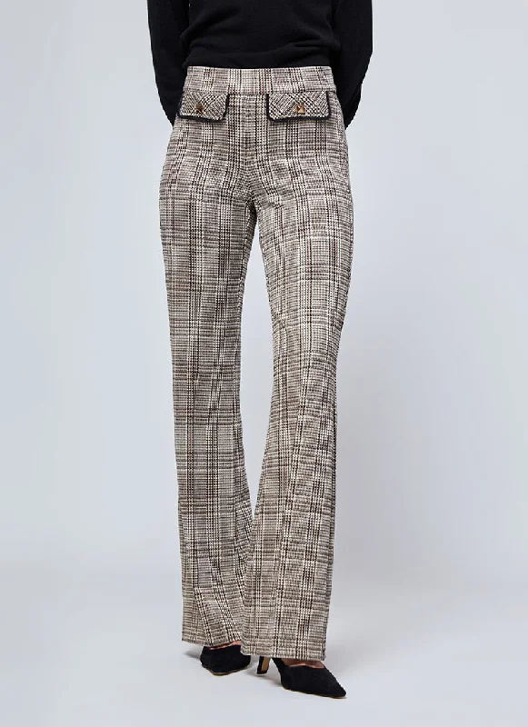 Faith Long Plaid Pant