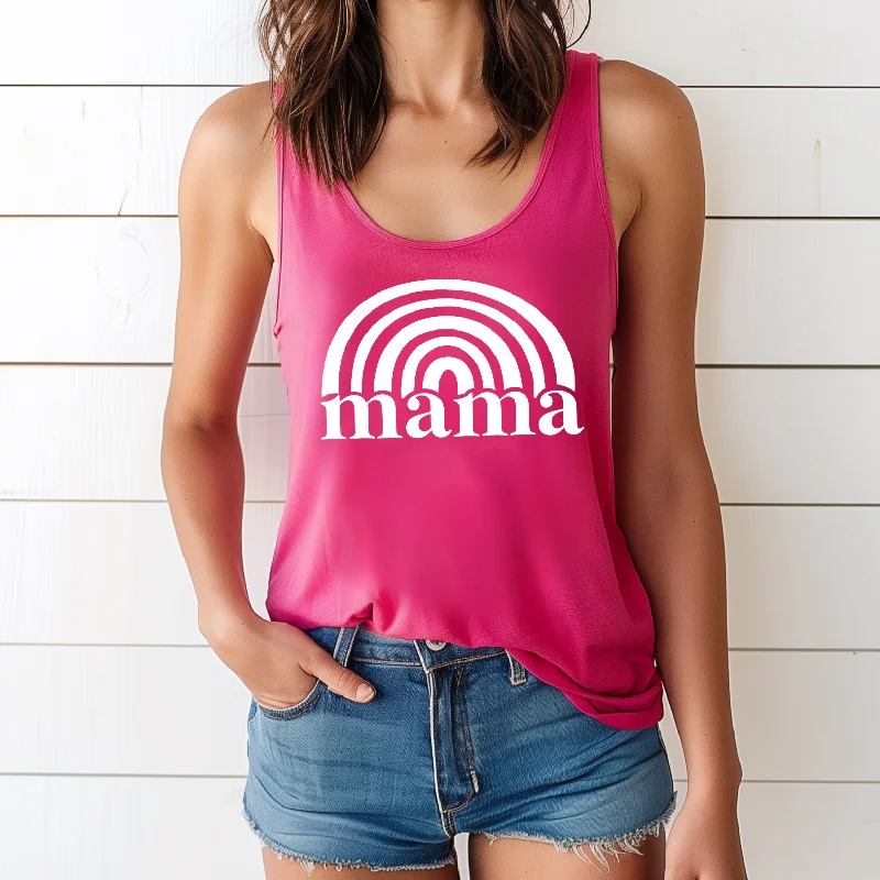 Mama Rainbow • Raspberry Tank