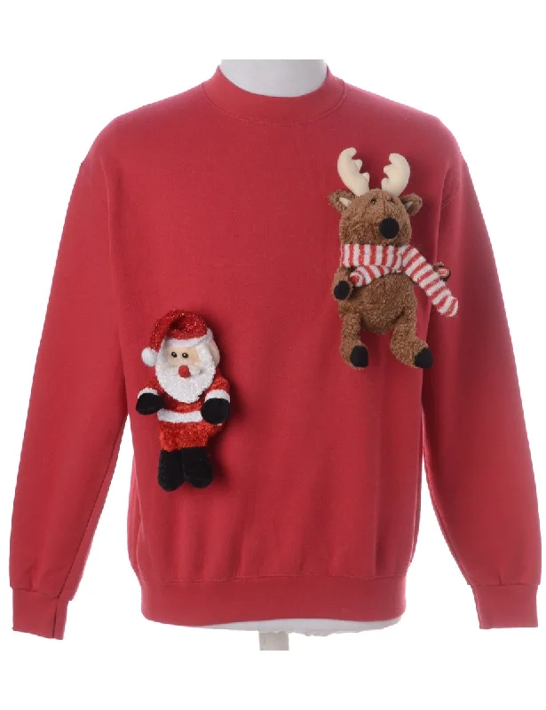 Label Novelty Christmas Sweatshirt