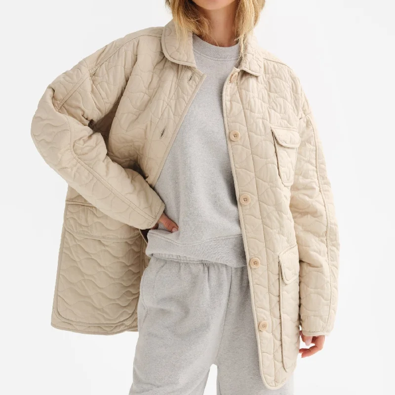 Organic Cotton Quilted Chore Jacket