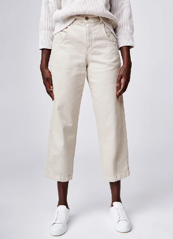 Cropped Cotton Pant