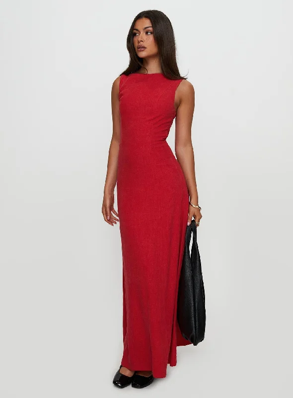 Lewisa Maxi Dress Red