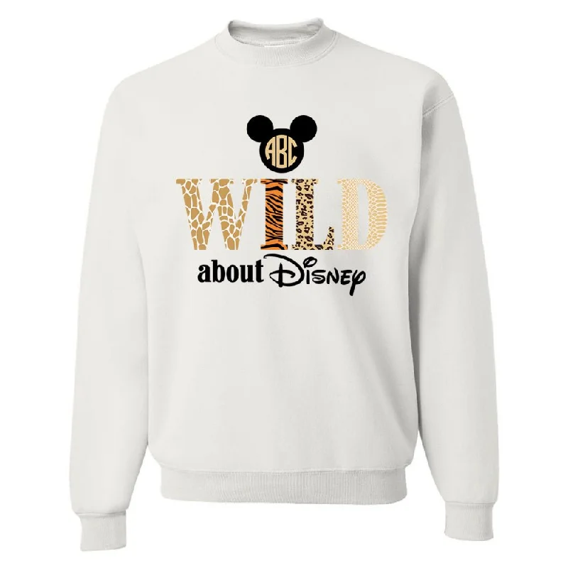 Monogrammed 'Wild About Disney' Crewneck Sweatshirt