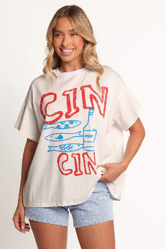 Cin Cin Tee - White