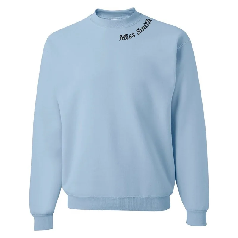 Make It Yours™  Teacher Collar Crewneck Sweatshirt