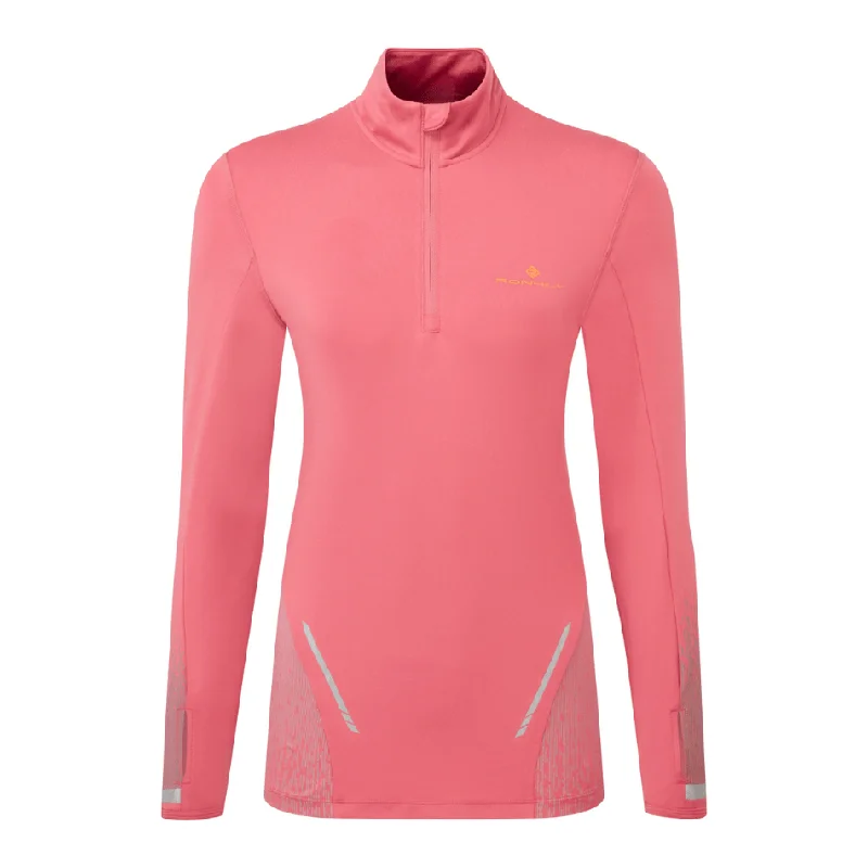 Ronhill Women's Tech Reflect 1/2 Zip Top in Salsa/Reflect AW24