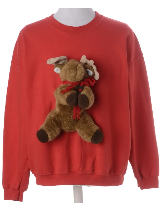 Label Novelty Christmas Sweatshirt