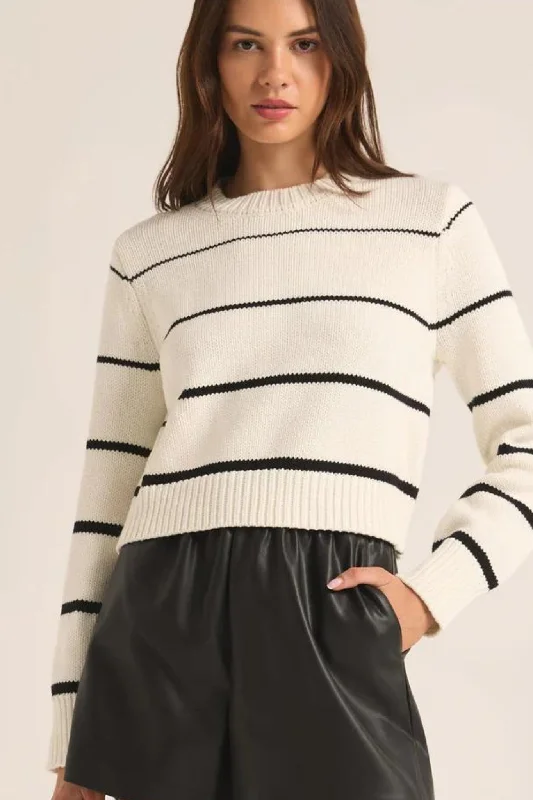 Z Supply: Milan Stripe Sweater in Natural