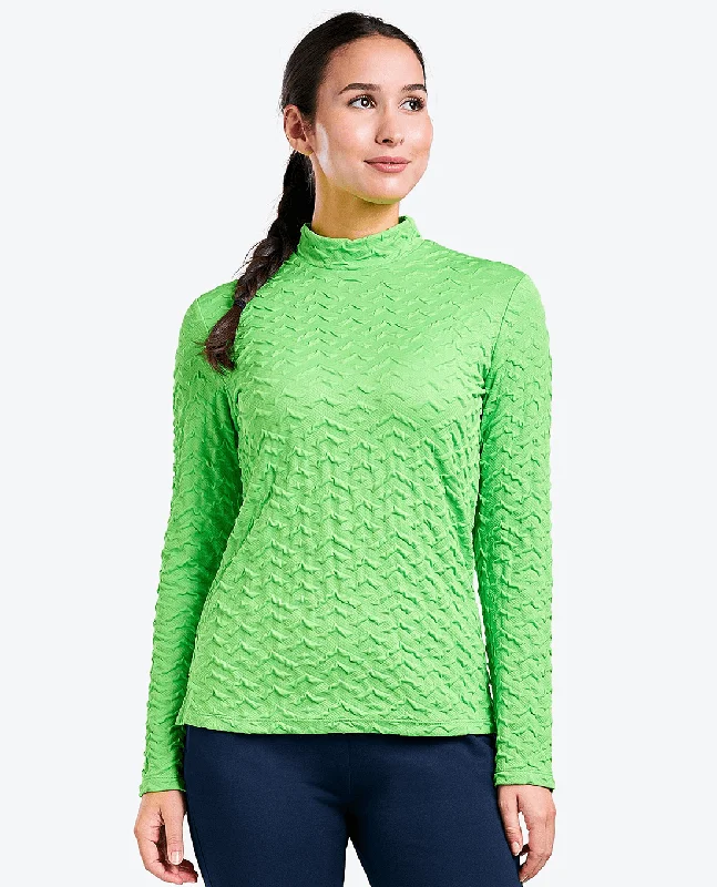 NIVO Mady Mock Neck Top 173 Mojito